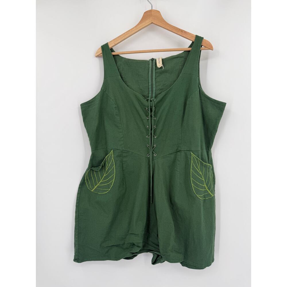 Samantha Pleet green leaf fairy romper - Picture 3 of 10